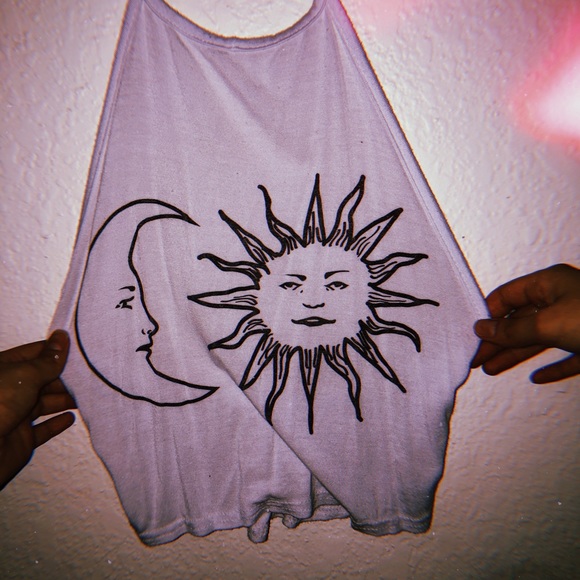 Sun and Moon Halter Top - Picture 1 of 1